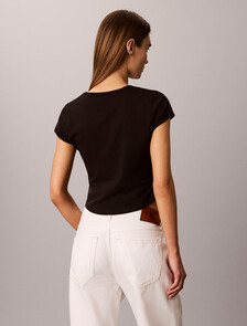 Slim Stretch Logo T-shirt - Pride, Black, hi-res