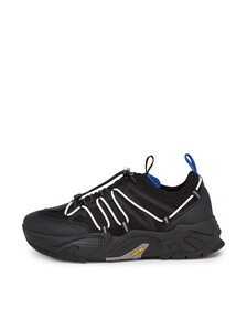 Vibramâ® Chunky Trainers, Black/Bright White/Lapis Blue, hi-res