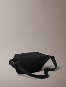 Nylon Monogram Logo Waistpack, Black, hi-res