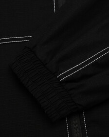 Varsity Curved Logo Stand Collar Jacket, Ck Black, hi-res