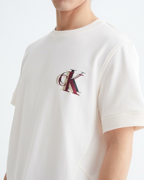INFINITE COOL MONOGRAM SHORT SLEEVE SWEATSHIRT