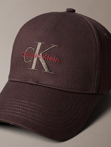 Twill Logo Cap, Rich Brown, hi-res