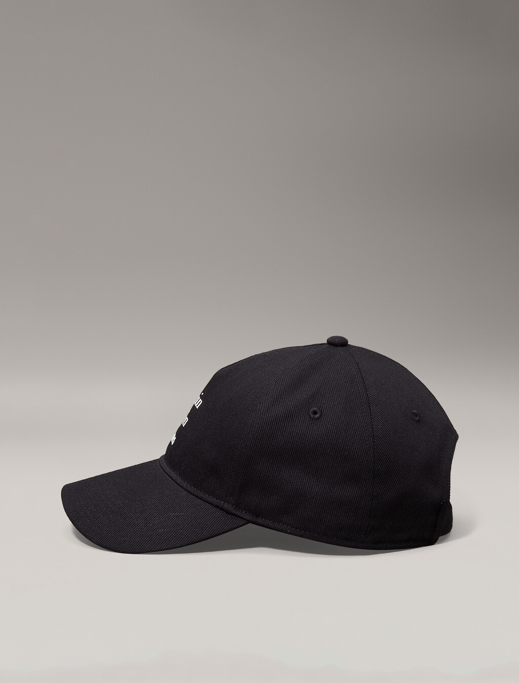 Twill Logo Cap, Black, hi-res