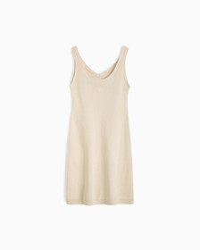 Feminine 2 In 1 Knit Dress, Eggshell, hi-res