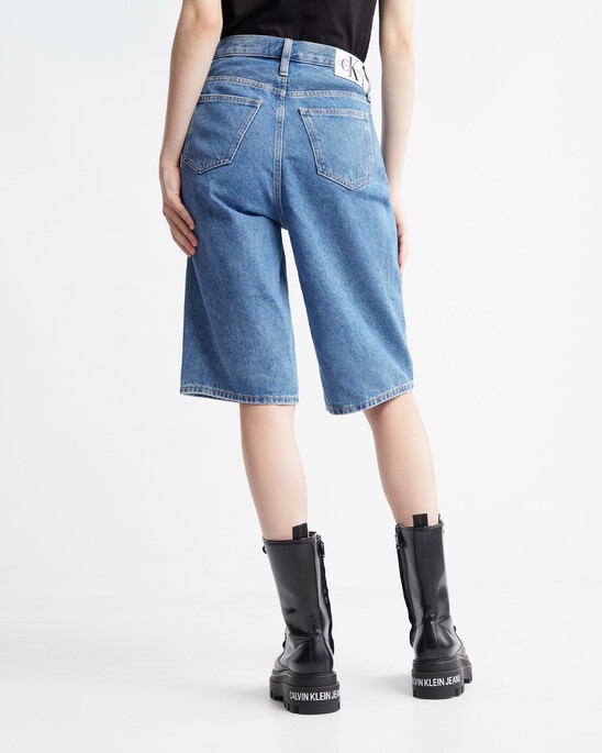 Long Bermuda Mom Shorts
