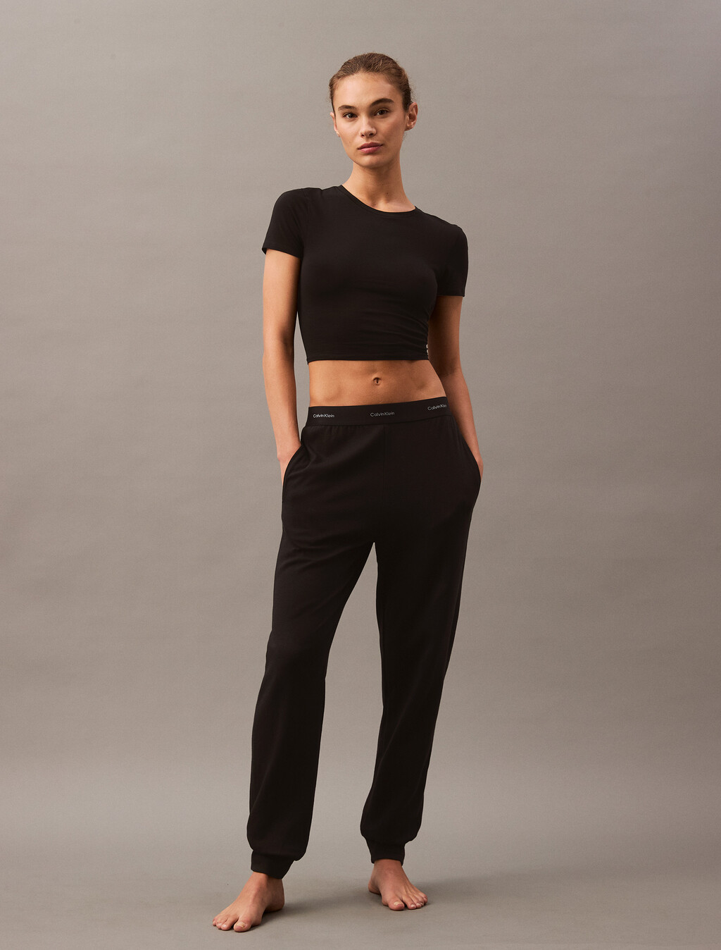 Icon Cotton Terry Joggers, Black, hi-res