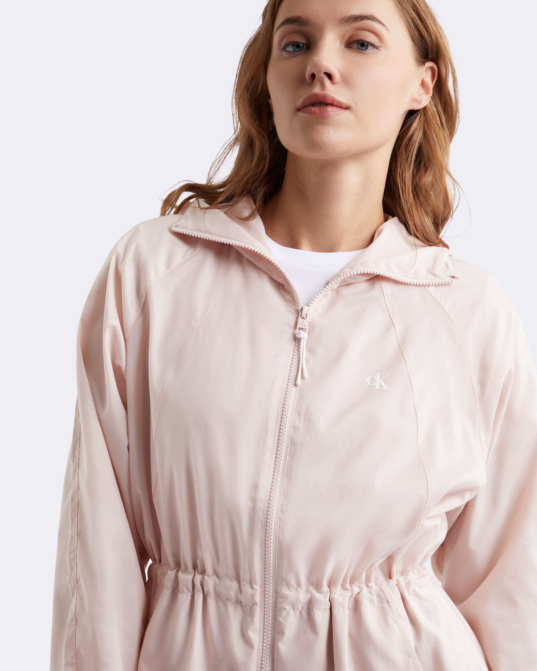 Calvin klein pink raincoat on sale