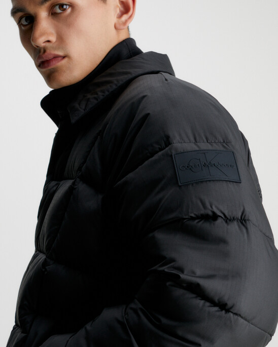 Relaxed Padded Shirt Jacket
