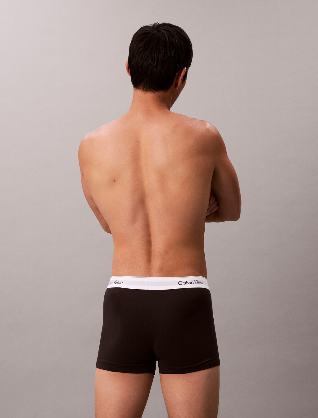 Icon Cotton Stretch Trunks 2 Pack, Black/Adrenaline Rush, hi-res