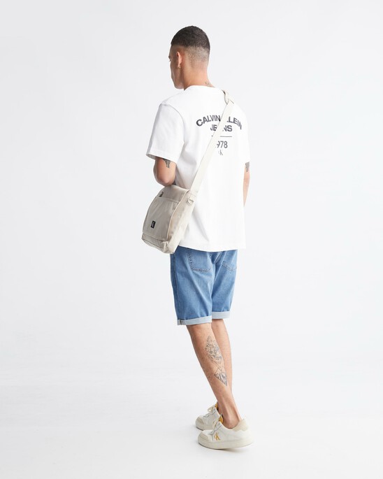 Varsity Curved Logo Tee