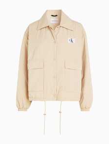 Lightweight Padded Skater Jacket, Warm Sand, hi-res