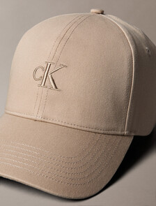 MNGRM EMBRDRY BSBLLDsrt Tp w/ Cntr, Desert Taupe w/ Contrast Logo, hi-res