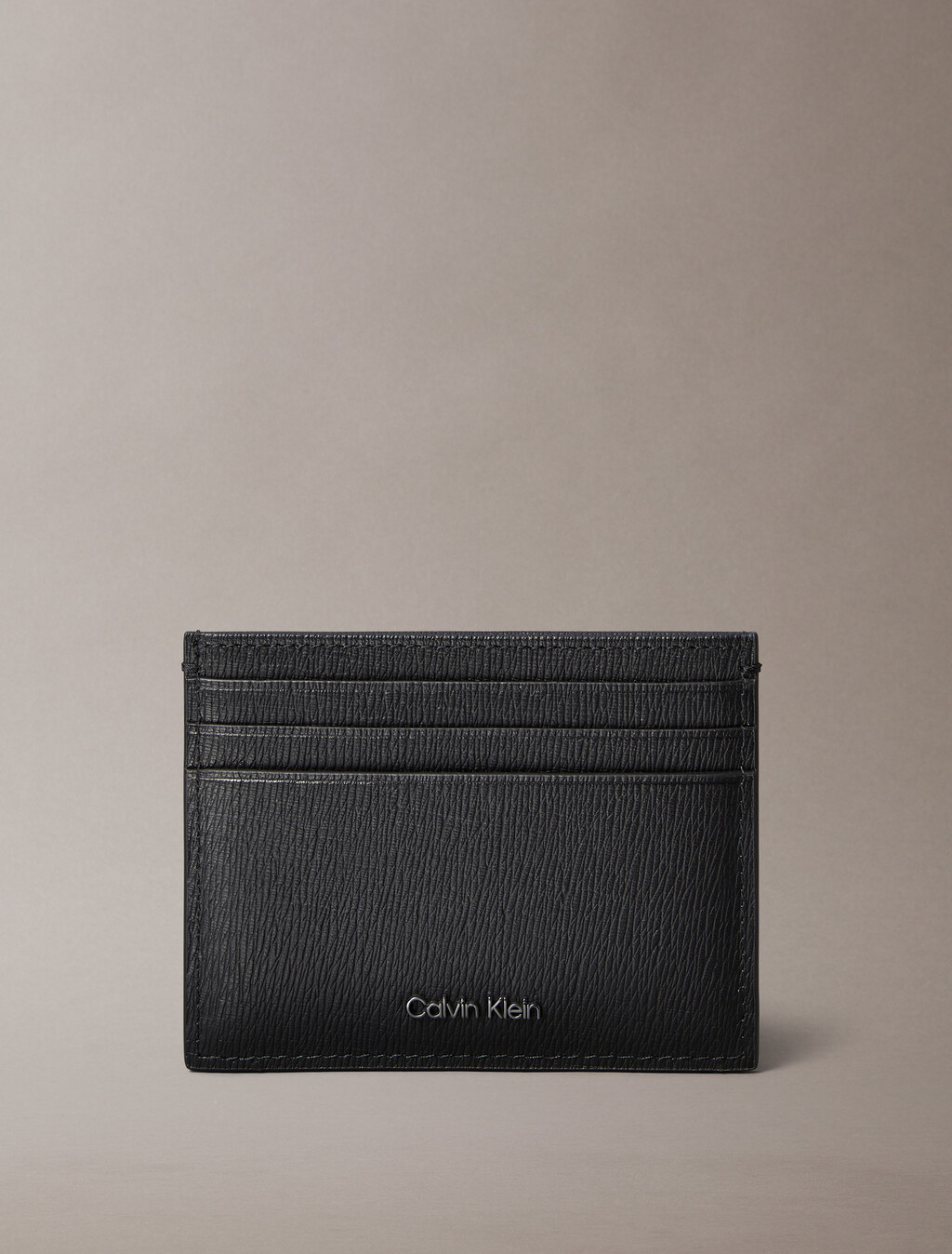 Saffiano Card Case, Black, hi-res