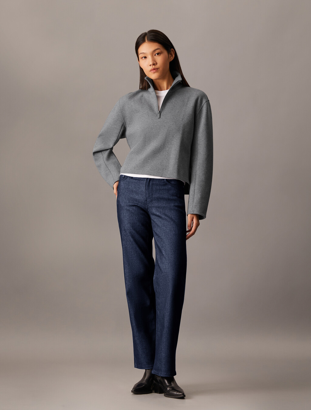90s Straight Indigo Forever Raw Jeans, INDIGO FOREVER RAW, hi-res
