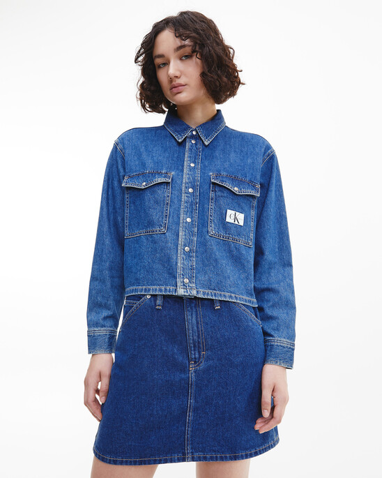 Cropped Utility Shirt