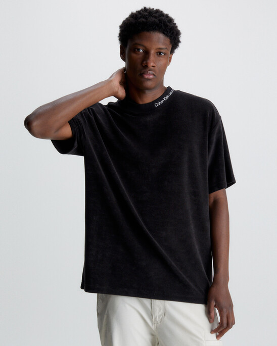 Relaxed Towelling T-Shirt