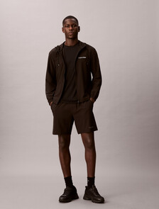 Water-Repellent Hooded Windbreaker, Black, hi-res