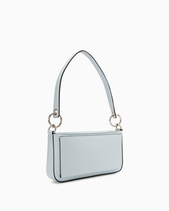 SCULPTED MONOGRAM SHOULDER POUCH
