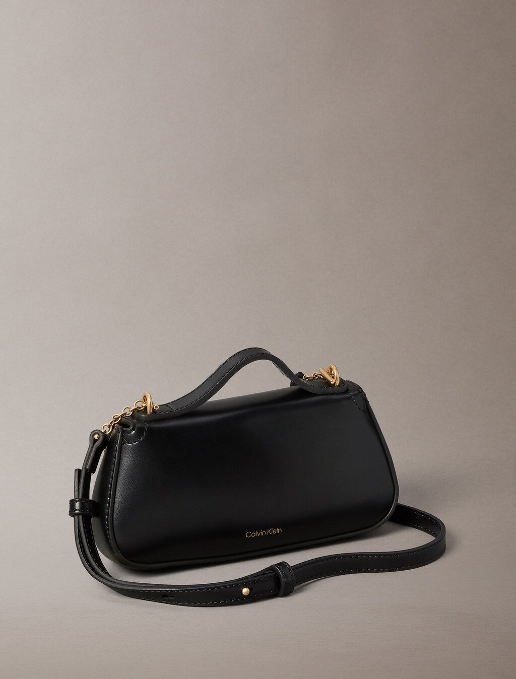 Hardware Monogram Top Handle Crossbody Bag, Black, hi-res