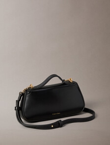 Hardware Monogram Top Handle Crossbody Bag, Black, hi-res