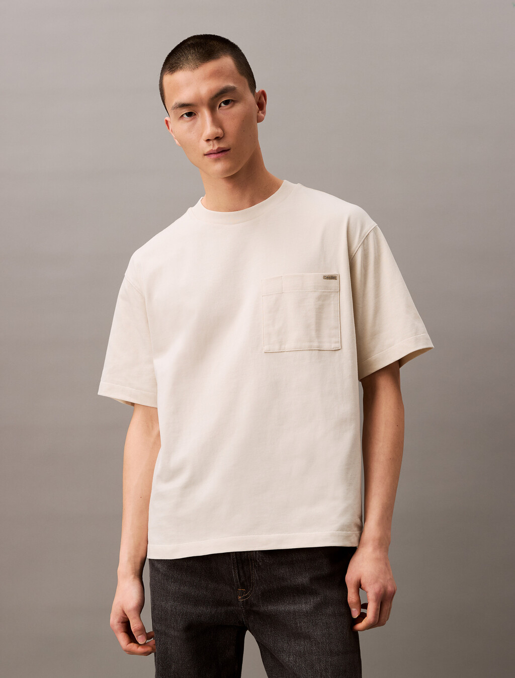 Jersey Relaxed Pocket Tee, Turtledove, hi-res