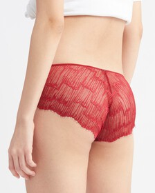 CK BLACK LINEAR LACE HIPSTER, Red Carpet, hi-res