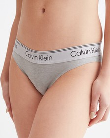 Athletic Cotton Tanga, Athletic Grey Heather, hi-res