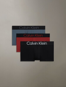 Bold Logo Low Rise Trunks 3 Pack, BLACK/SCOOTER/TURBULENCE, hi-res