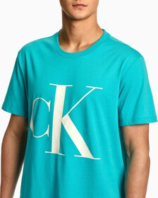 MONOGRAM RELAXED FIT TEE, BALTIC-4401AN, hi-res