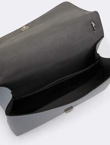 Minimal Monogram Flap Bag, Quarry, hi-res