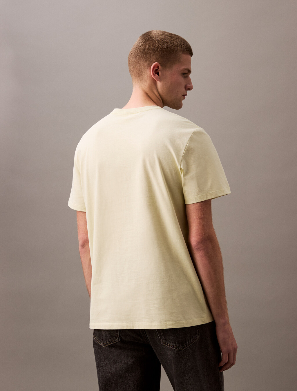 Varsity Logo Crewneck Tee, Aloe Wash, hi-res