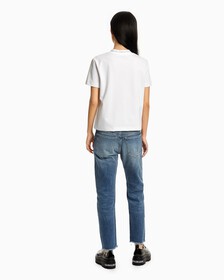 ICON ESSENTIALS INTARSIA LOGO TEE, Bright White, hi-res