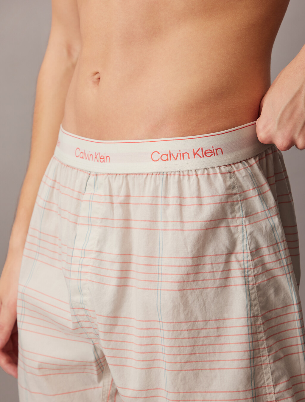 Cotton Poplin Traditional Boxers, 19472 JOTTER PLAID+CHALK, hi-res