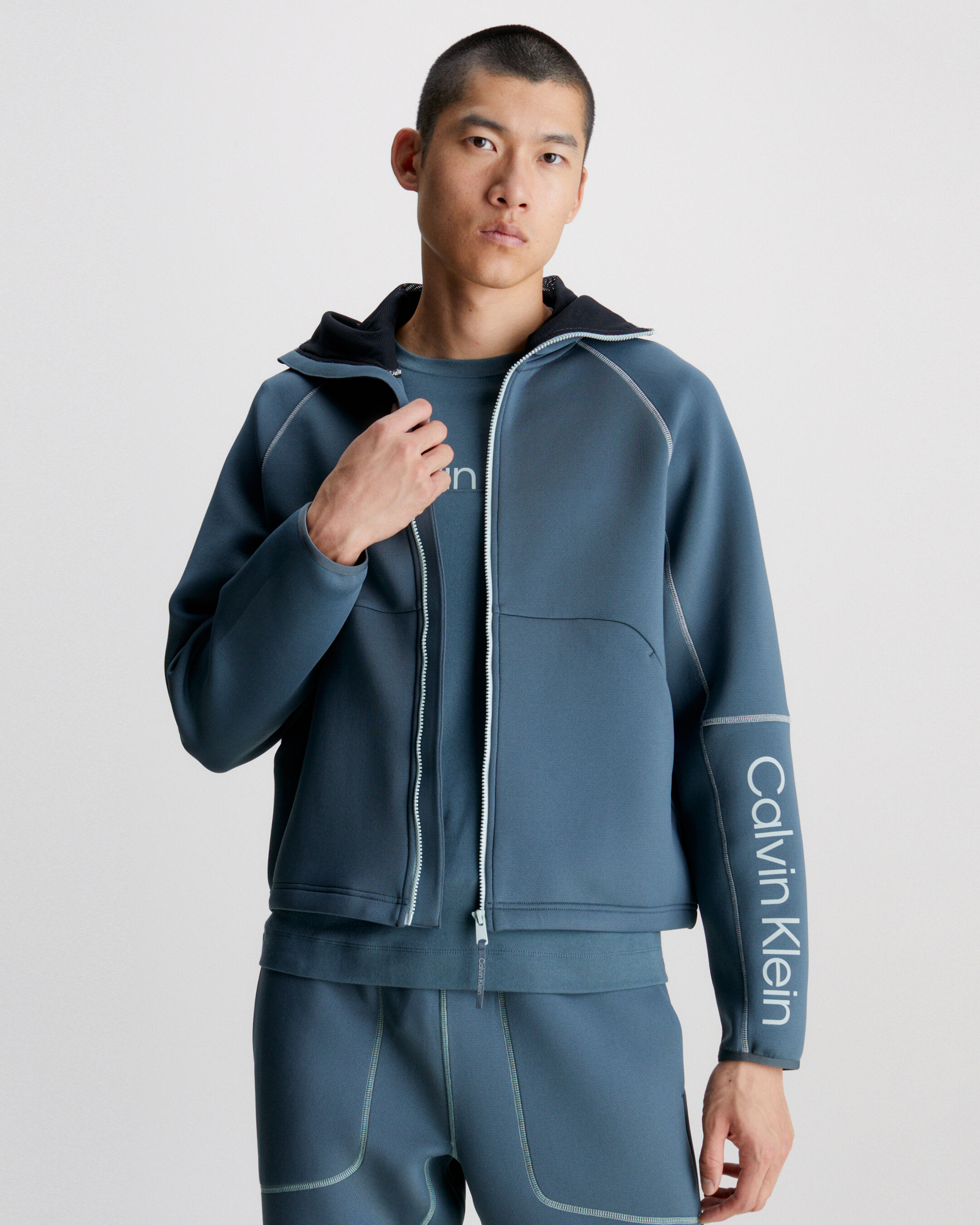 Calvin klein shop zip up hoodie