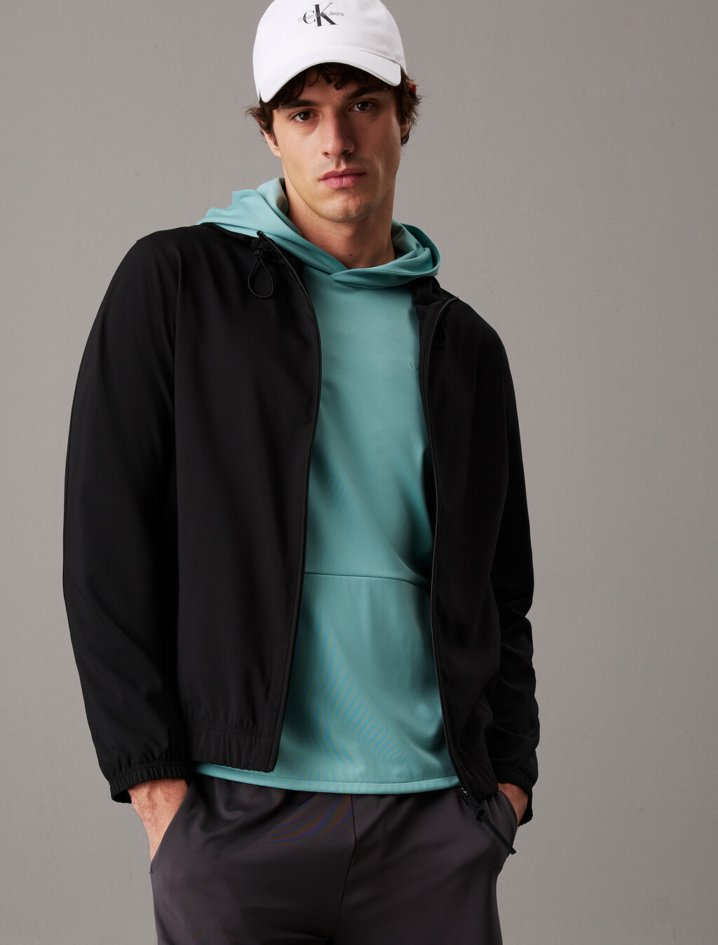 Essential Wind Jacket, Black, hi-res