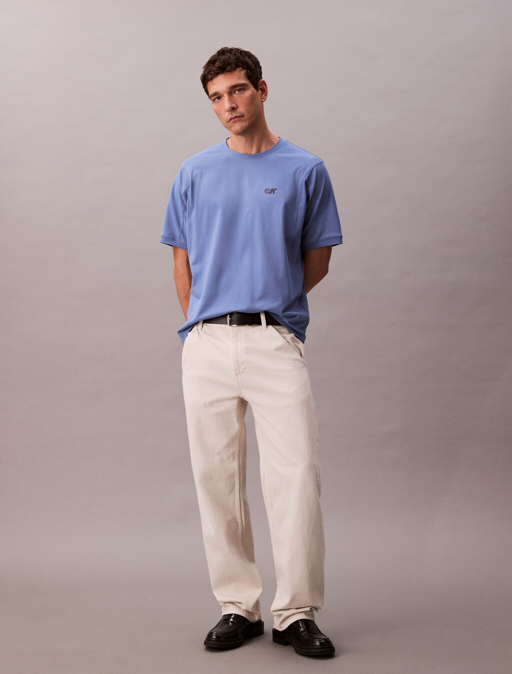 Cooling Pique Jersey Tee, Dull Nile Blue, hi-res