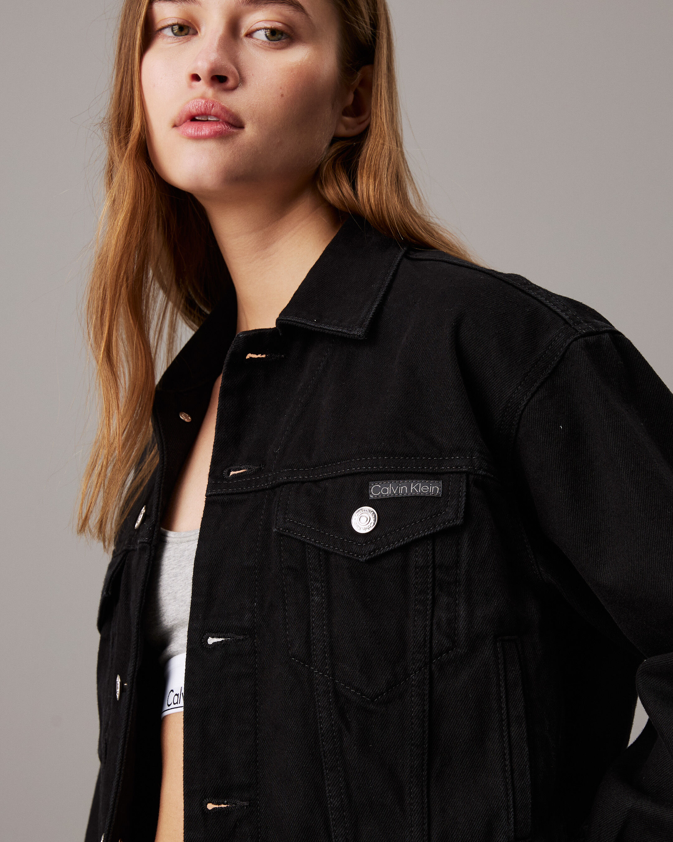 90 s Denim Jacket black Calvin Klein Malaysia