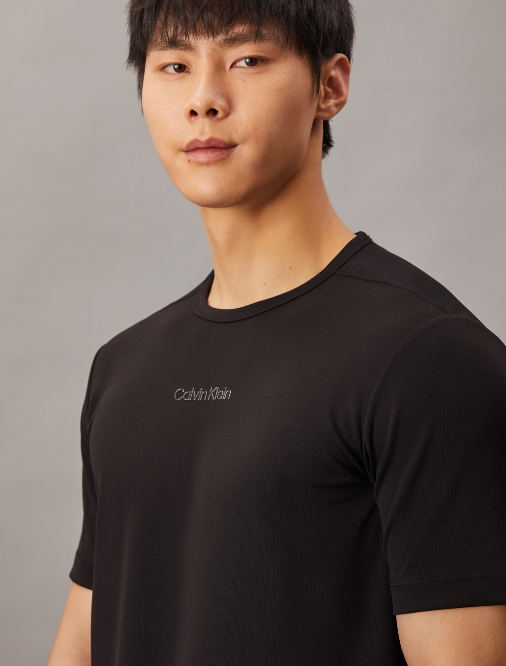 Essentials Logo Tee, Black, hi-res