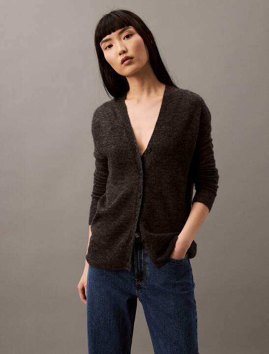 Sheer Alpaca Open Gauge Cardigan