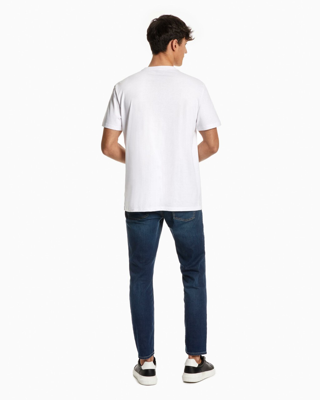 MONOGRAM RELAXED FIT TEE, BRILLIANT WHITE, hi-res