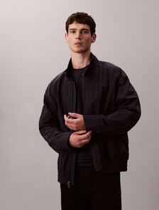 Tech Relaxed Blouson Jacket, Night Sky, hi-res