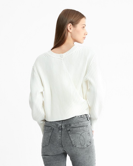 Cashmere Back Detail Sweater