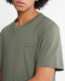 Badge Logo Crew Neck Tee, Thyme, hi-res