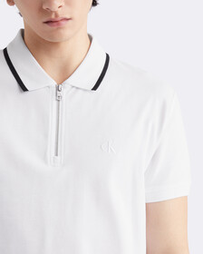 Tipped Regular Polo, Bright White, hi-res
