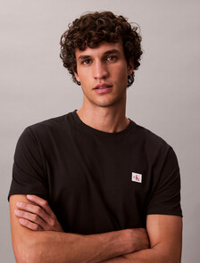 Monogram Patch Classic Tee, Black, hi-res