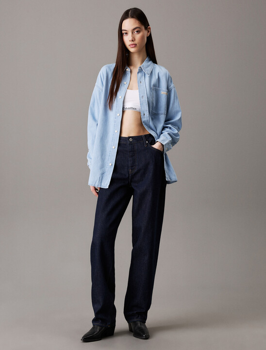 Oversized Denim Shirt