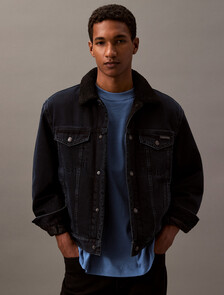 Calvin Logo Crew Neck Tee, Blue Horizon, hi-res