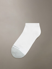 CK Logo Low Cut Sock, WHITE, hi-res