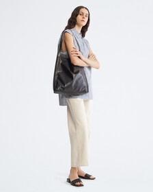CK Modern Large Shopping Tote, BLACK BEAUTY, hi-res