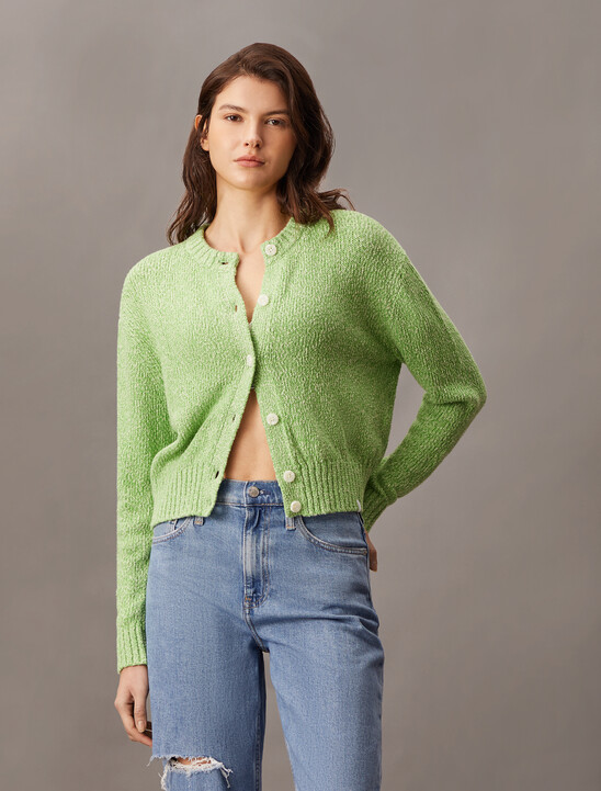 Chunky Knit Cotton Cardigan